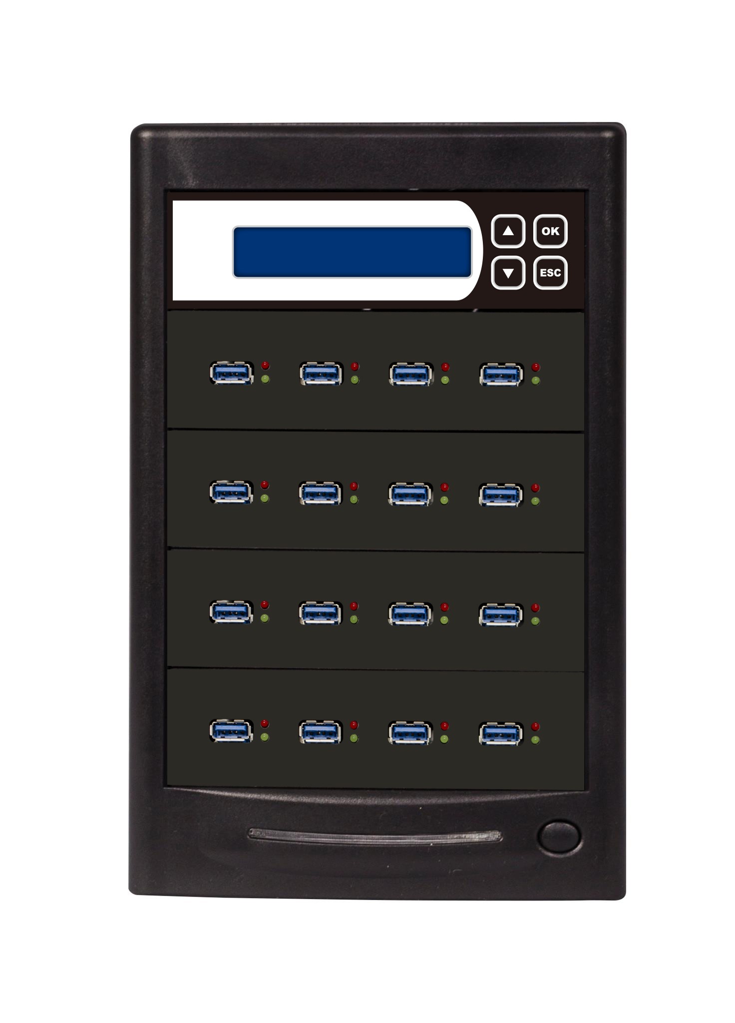 USB 3.1 Kopiertower front