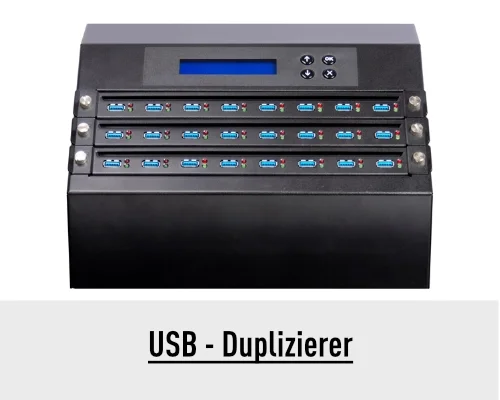 USB-Duplikationssysteme für USB-Stick und USB-Festplatten