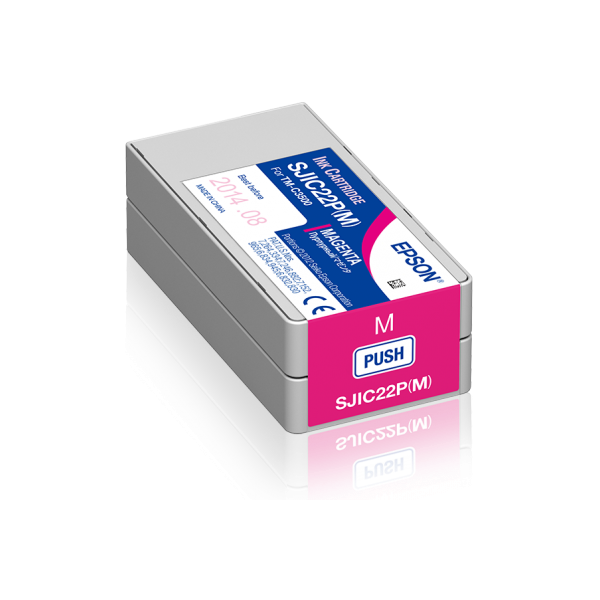 SJIC22P(M) - Epson ColorWorks C3500 Tintenpatrone (Magenta)