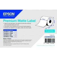 Premium Matte Label - Continuous Roll: 76mm x 35m