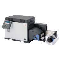 OKI Pro1050 5-farb Etikettendrucker mit weißem Toner