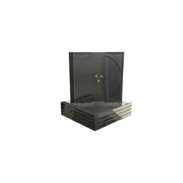 CD Jewelbox + Tray schwarz