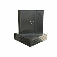 CD Jewelbox + Tray schwarz