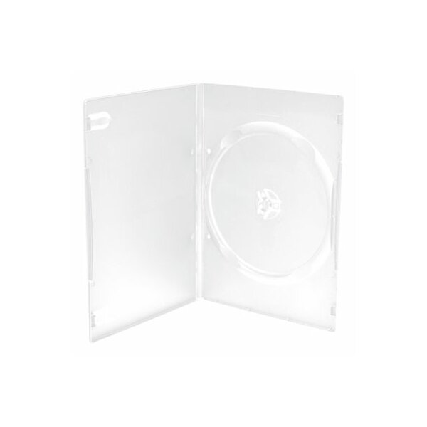 DVDBox slimline1 disc, 7mm  transparent highgrade