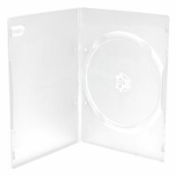 DVDBox slimline1 disc, 7mm  transparent highgrade