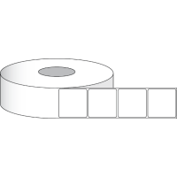 Etikettenrolle -  Paper High Gloss (HG) - Größe 51 x 51 mm (2" x 2" ) - 1000 Etiketten - Etikettenrolle 51mm (2") Kern  /  127mm (5") Außen