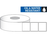 Etikettenrolle - DTM Poly White Gloss (PWG) -...