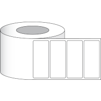 Etikettenrolle -  Paper High Gloss (HG) - Gr&ouml;&szlig;e 152 x 51 mm (6&quot; x 2&quot; ) - 1250 Etiketten - Etikettenrolle 76mm (3&quot;) Kern  /  152mm (6&quot;) Au&szlig;en