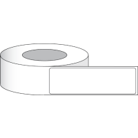 Etikettenrolle -  Paper High Gloss (HG) - Größe 64 x 152 mm (2.5" x 6" ) - 425 Etiketten - Etikettenrolle 76mm (3") Kern  /  152mm (6") Außen