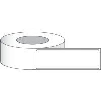 Etikettenrolle -  Paper High Gloss (HG) - Größe 51 x 203 mm (2" x 8" ) - 325 Etiketten - Etikettenrolle 76mm (3") Kern  /  152mm (6") Außen