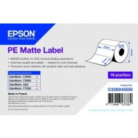 PE Matte Label - Die-cut Roll: 76mm x 51mm, 535 labels