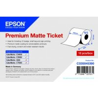 Premium Matte Ticket - Roll: 102mm x 50m