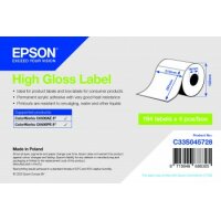 High Gloss Label - Die-Cut Roll: 210mm x 297mm, 194 labels