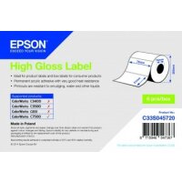 High Gloss Label - Die-cut Roll: 76mm x 51mm, 2310 labels