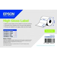 High Gloss Label - Die-cut Roll: 76mm x 127mm, 960 labels