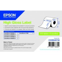 High Gloss Label - Die-Cut: 105mm x 210mm, 273 labels