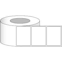 Etikettenrolle -  Poly Clear Closs (PCG) - Größe 102 x 76 mm  (4" x 3") - 850 Etiketten - Etikettenrolle 76mm (3") Kern  /  152mm (6") Außen