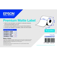Premium Matte Label - Continuous Roll: 105mm x 35m