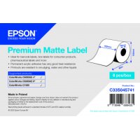 Premium Matte Label - Continuous Roll: 102mm x 60m