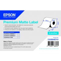 Premium Matte Label - Continuous Roll: 102mm x 60m