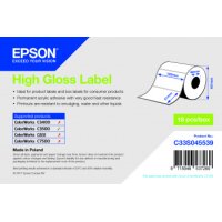High Gloss Label - Die-cut Roll: 102mm x 51mm, 610 labels