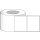 Etikettenrolle - DTM DryToner Poly PET White Gloss (NNPWG) - Größe 127 x 102 mm (5" x 4" ) - 1250 Etiketten  - Etikettenrolle 76mm (3") Kern  /  203mm (8") Außen