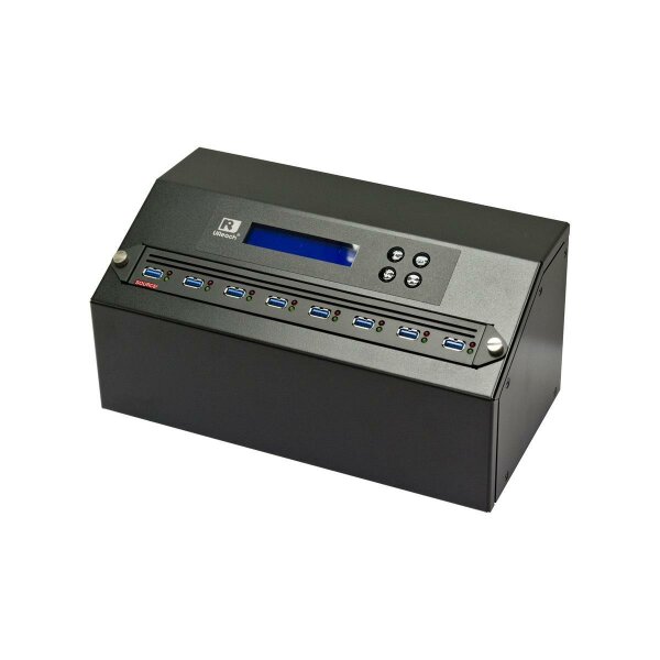 USB 3.1 U-Reach Thunder-Serie USB-Kopierer mit 8 x USB 3.1 Ports (1:7 USB3.1 Kopierer) mit PC-Link und Schreibschutz (write protect function)