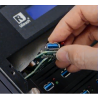 USB 3.1 U-Reach Thunder-Serie USB-Kopierer mit 8 x USB 3.1 Ports (1:7 USB3.1 Kopierer) mit PC-Link und Schreibschutz (write protect function)