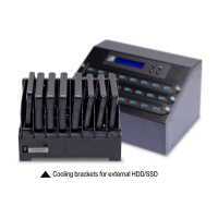 USB 3.1 U-Reach Thunder-Serie USB-Kopierer mit 16 x USB 3.1 Ports (1:15 USB3.1 Kopierer) mit PC-Link, Schreibschutz (write protect function) und LOG Funktion