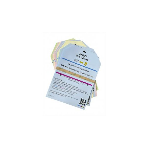 DTM LX610e / Catalyst Cutter Cleaning Card (Pack of 10)