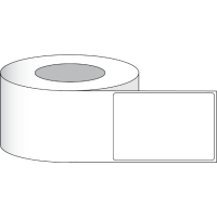 Etikettenrolle -  Structure Paper Gloss (SPG)  - Größe 102 x 152 mm (4" x 6") - 425 Etiketten - Etikettenrolle 76mm (3") Kern  /  152mm (6") Außen