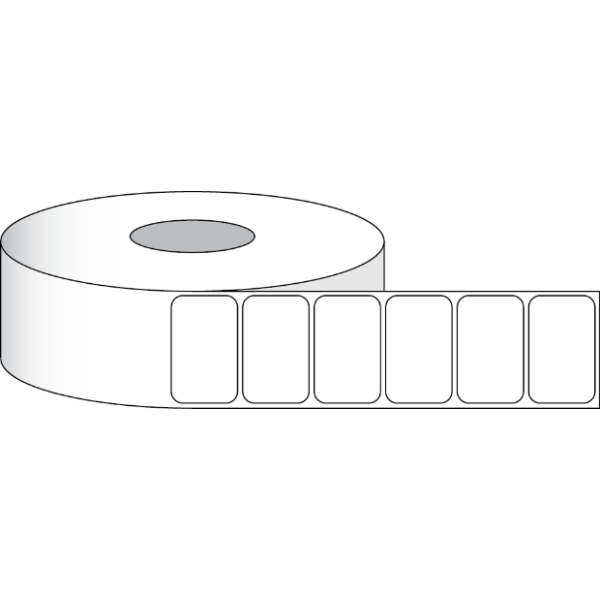 Etikettenrolle - Structure Paper Matte (SPM) - Größe 102 x 76 mm - Kern 76 mm
