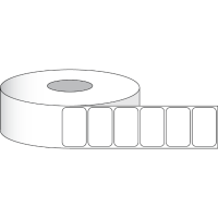 Etikettenrolle -  Structure Paper Matte (SPM)  - Größe 102 x 76 mm  (4" x 3") - 850 Etiketten - Etikettenrolle 76mm (3") Kern  /  152mm (6") Außen