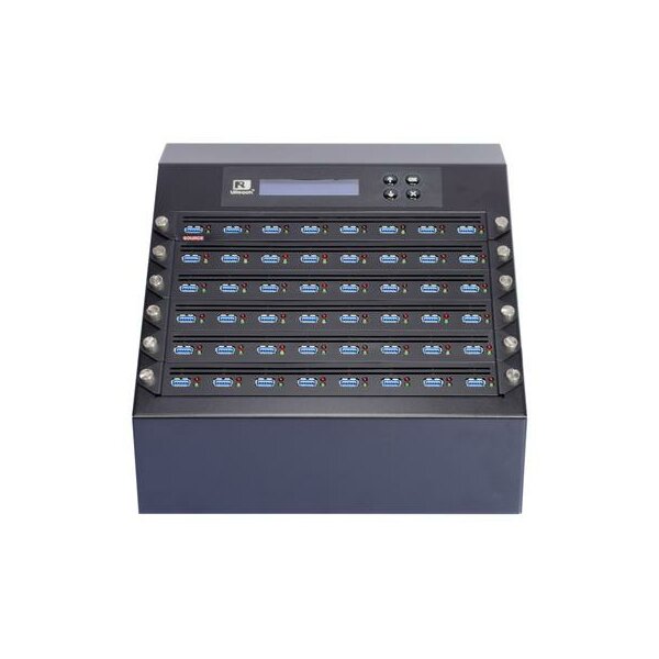 USB 3.2 - Duplicator UB39**-S3  (8 bis 48 USB Ports)  mit PC-Link und Schreibschutz (write protect function)