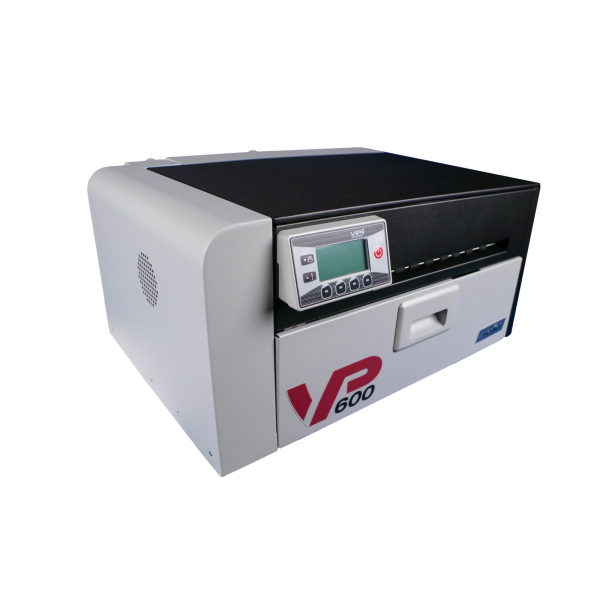 Restposten - VIP COLOR VP600 Etikettendrucker inkl. externer Abwickler, Druckkopf und Tintenset (Einzelstück aus Teststellung)