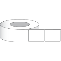 Etikettenrolle -  Paper Iced Matte (IM) - Größe 76 x 102 mm  (3" x 4") - 625 Etiketten - Etikettenrolle 76mm (3") Kern  /  152mm (6") Außen