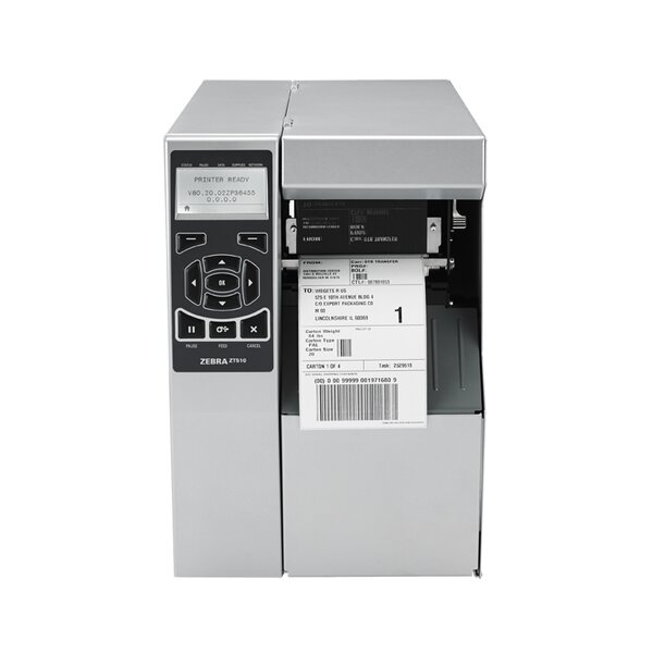ZEBRA TECHNOLOGIES Zebra ZT510 Gewerblich Thermodirekt-/Thermotransferdrucker - Monochrom - Etikettendruck - Ethernet - USB - Seriell - Parallel - Bluetooth - Near Field Communication (NFC) - 305 mm/s Monodruck - 300 dpi Druckauflösung