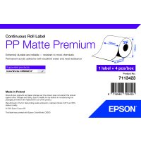 PP Matte Label Premium, Continuous Roll, 210mm x 55m