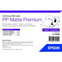 PP Matte Label Premium, Continuous Roll, 102mm x 55m