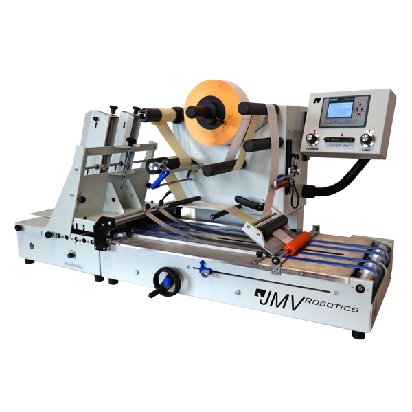 LAB510SII vollautomatische Etikettiermaschine mit Stapelzuführung für flache Verpackungen