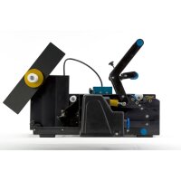 BenchDeluxe Halbautomatischer Etikettierer für Flaschen, Gläser und andere zylindrische Behälter