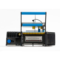 BenchDeluxe Halbautomatischer Etikettierer für Flaschen, Gläser und andere zylindrische Behälter