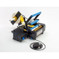 BenchDeluxe Halbautomatischer Etikettierer für Flaschen, Gläser und andere zylindrische Behälter
