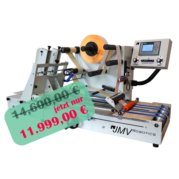 DEMO-Maschine zum Sonderpreis - neustes Modell - LAB510SII vollautomatische Etikettiermaschine mit Stapelzuführung für flache Verpackungen