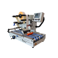 DEMO-Maschine zum Sonderpreis - neustes Modell - LAB510SII vollautomatische Etikettiermaschine mit Stapelzuführung für flache Verpackungen