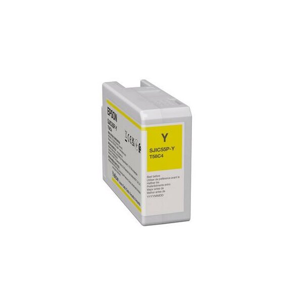 SJIC55(Y) - Epson ColorWorks D6000/D6500 (Dye-Tinte) Tintenparone (Gelb)