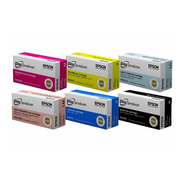 EPSON - 6 x  Ink. Cartridge EPSON PP-100 Set - 6 Color Cartridge Set